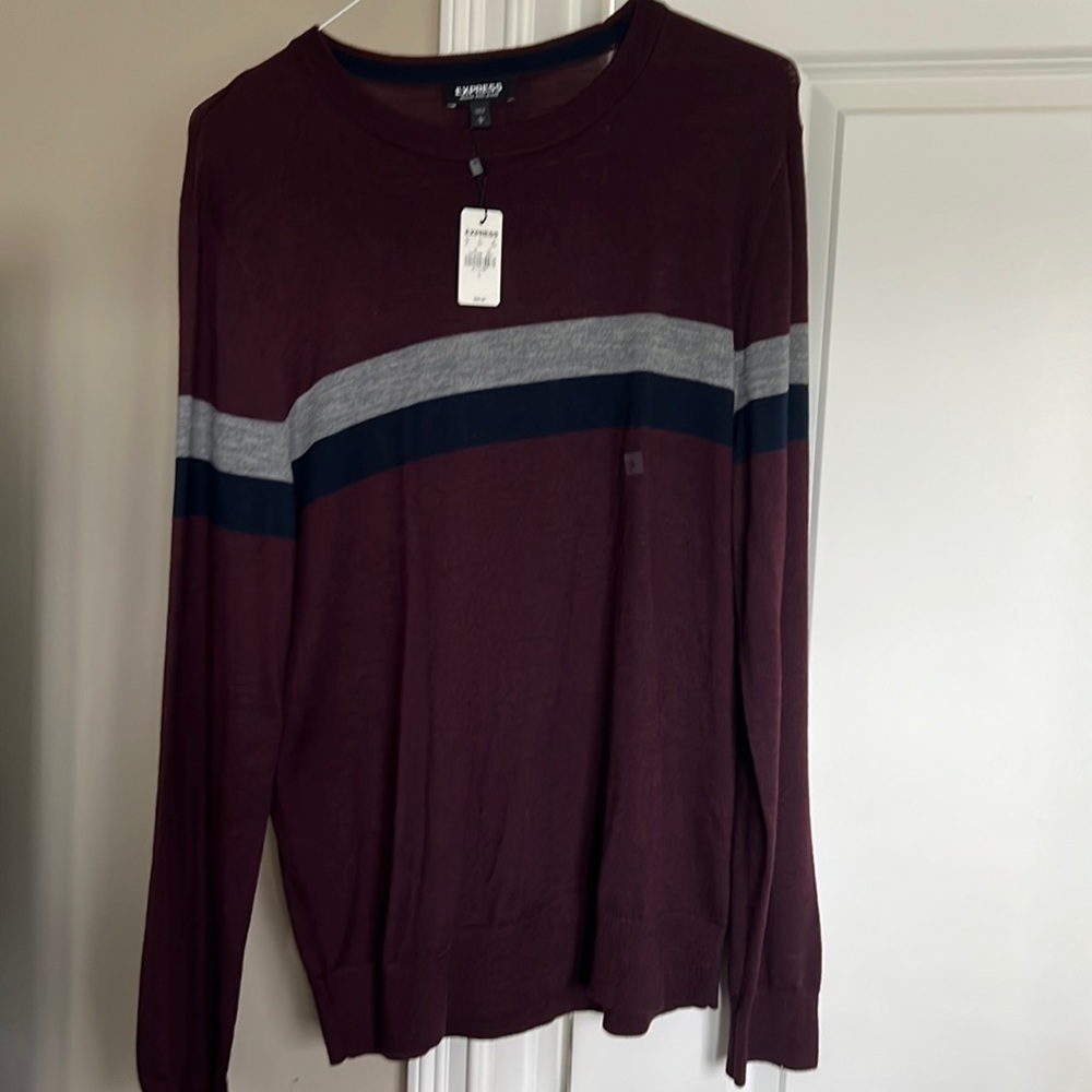 Express men’s lightweight sweater size L brand new with tags